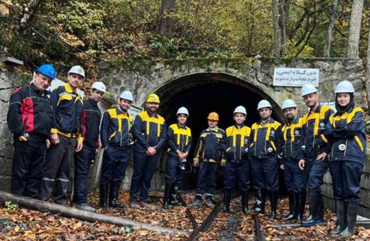  بازدید اعضای انجمن علمی دانشجویی مکانیک سنگ از معدن گلندرود