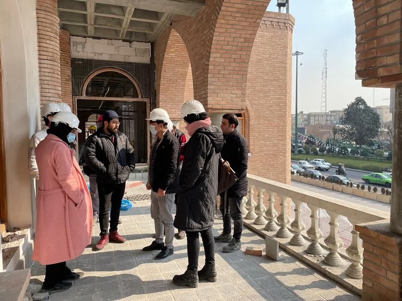 بازدید دانشجویان بین الملل دانشگاه تربیت مدرس از پروژه های عمرانی شهر تهران